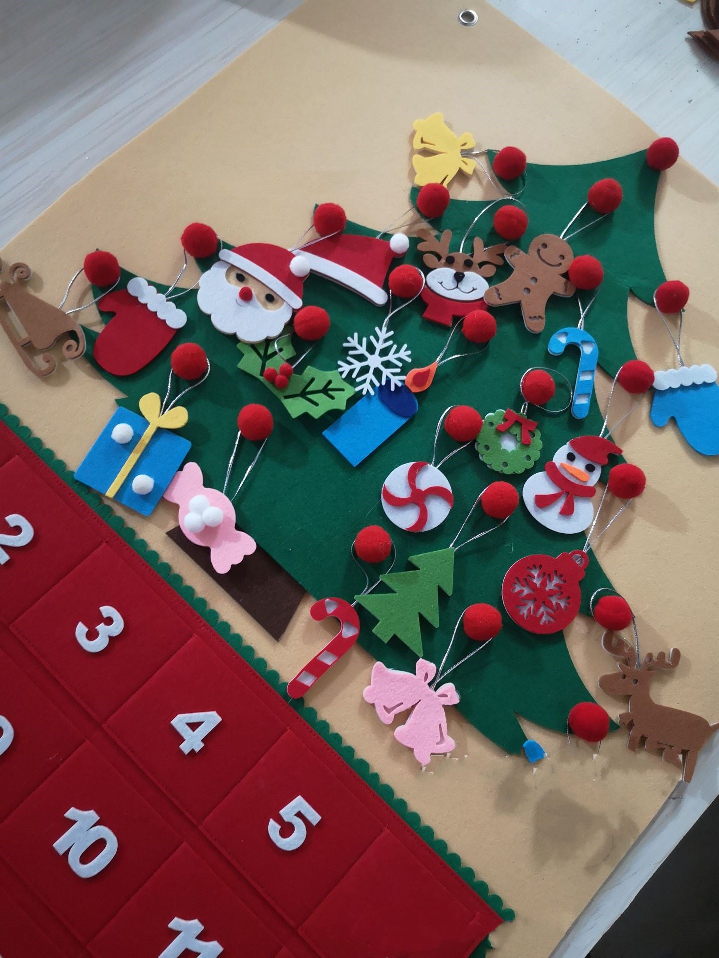 Montessori Christmas Tree Advent Calendar