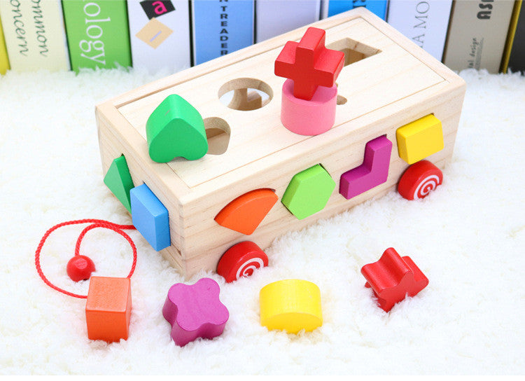 Montessori Shape Matching Building Blocks