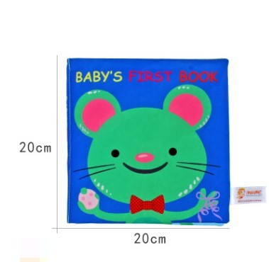 Montessori Colorful Animals Soft Quiet Book