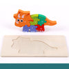 Montessori 3D Dinosaur Wooden Puzzles