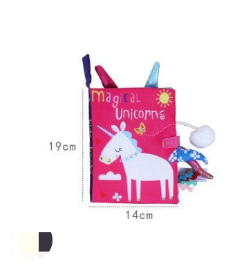 Montessori Colorful Animals Soft Quiet Book