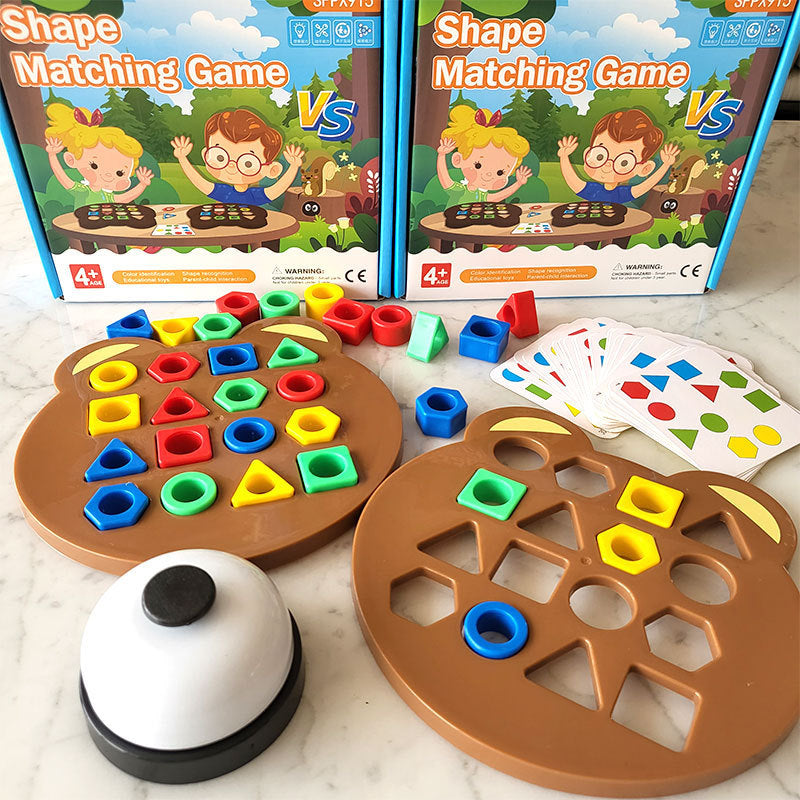 Montessori Geometric Block Pairing Game