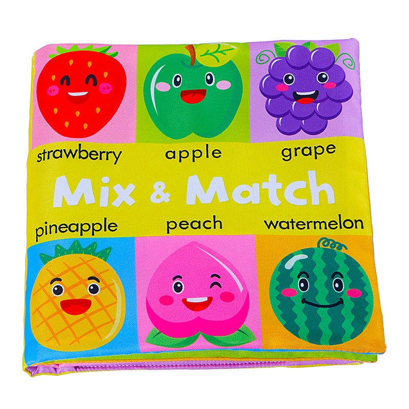 Montessori Animal Face Matching Cloth Book