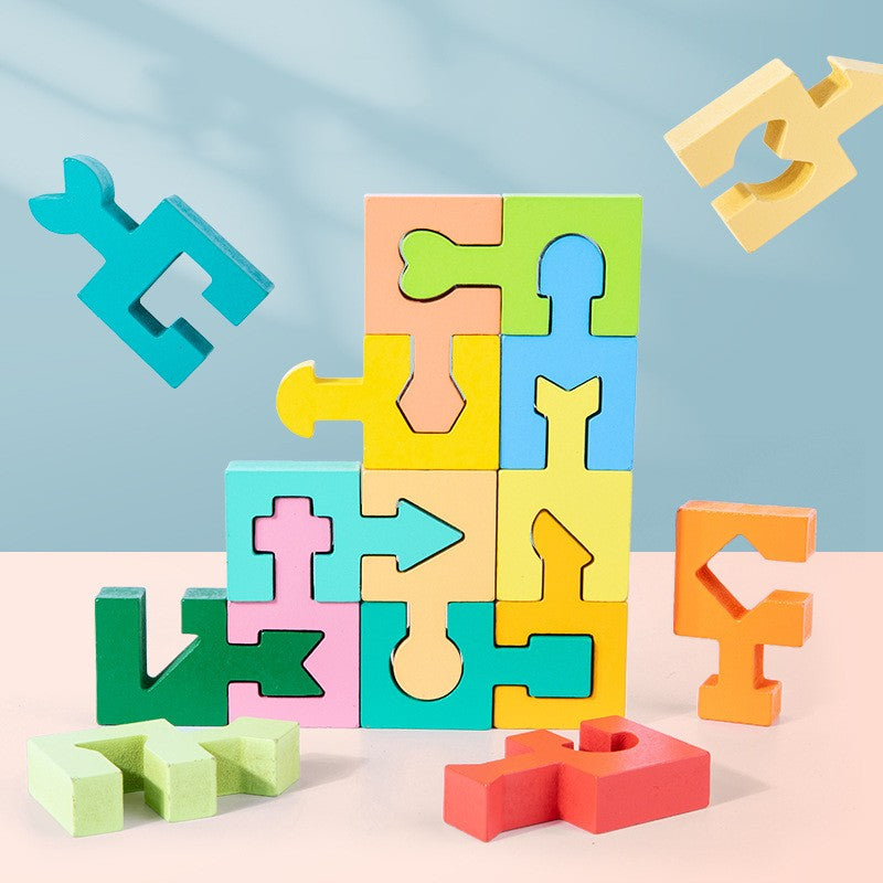 Montessori 3D Geometric Matching Puzzle