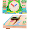 Montessori Frog Shape Wooden Multifunctional Calendar Clock