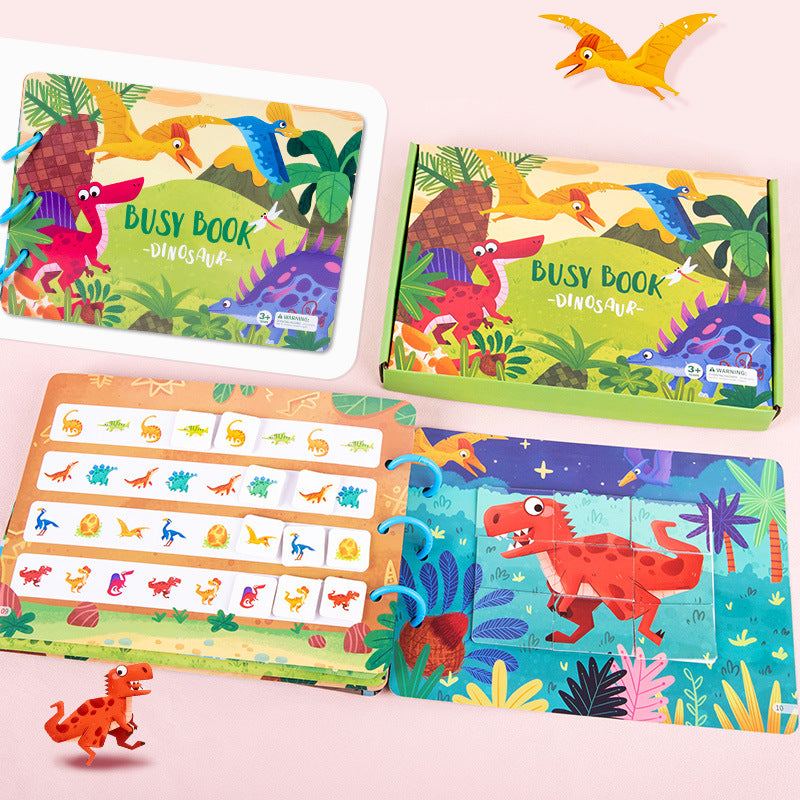 Montessori Quiet Sticker Book Puzzles