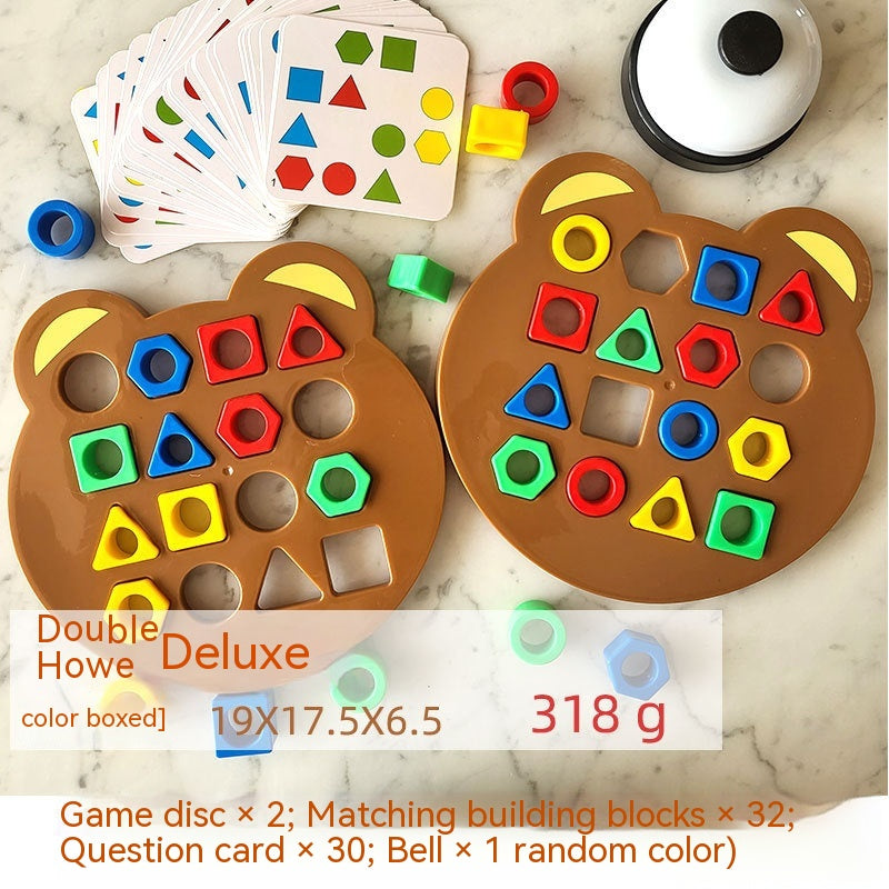 Montessori Geometric Block Pairing Game