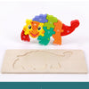 Montessori 3D Dinosaur Wooden Puzzles