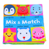 Montessori Animal Face Matching Cloth Book