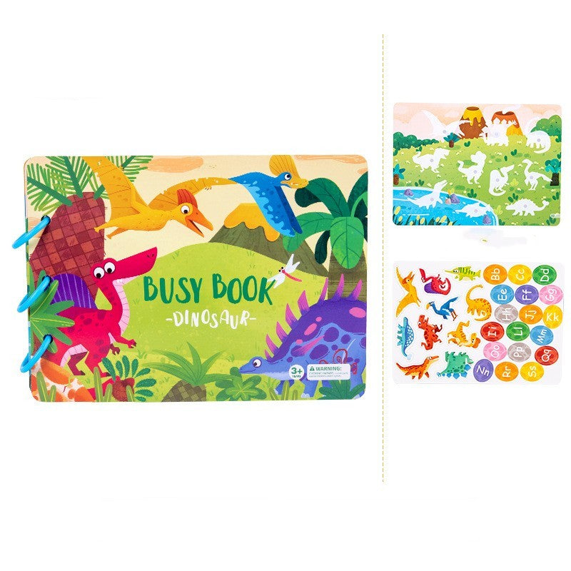 Montessori Quiet Sticker Book Puzzles