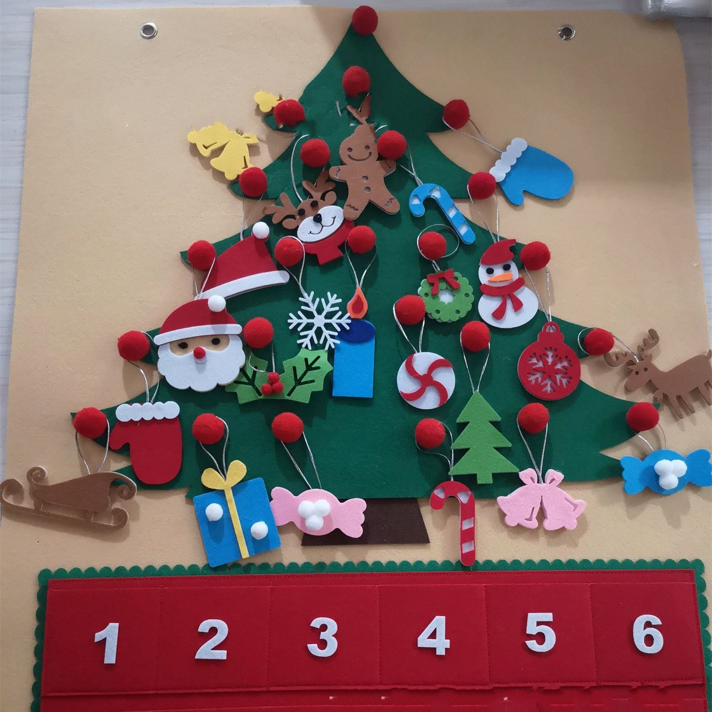 Montessori Christmas Tree Advent Calendar