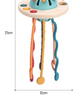 Montessori Silicone Pull String Teether & Sensory Toy